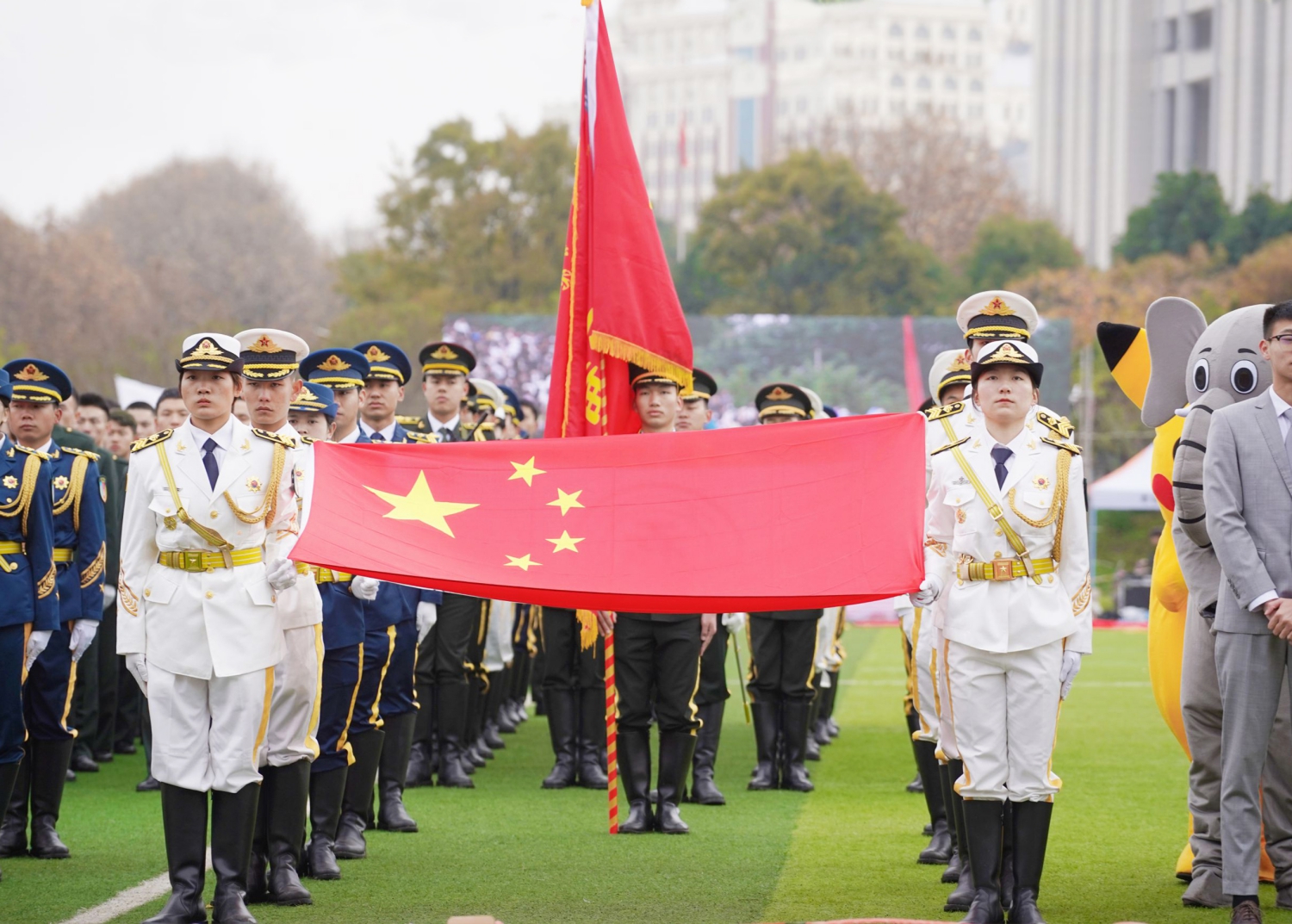 运动会国旗方阵